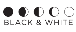 B and W Logo